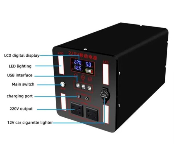 ⁦يو بي إس OKA — باور بانك منزلي للطوارئ (محطة طاقة متنقلة)
قدرة 2000 وات – 240 أمبير
موديل SW-2000⁩ - الصورة ⁦3⁩