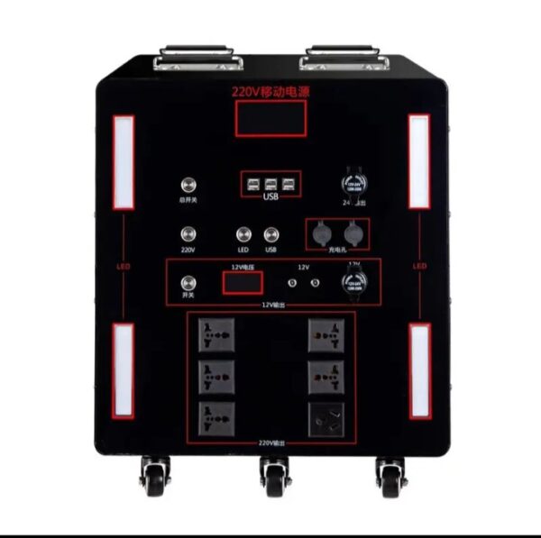 ⁦يو بي إس OKA — باور بانك منزلي للطوارئ (محطة طاقة متنقلة)
قدرة 5000 وات – 1000 أمبير
موديل S5000⁩ - الصورة ⁦3⁩