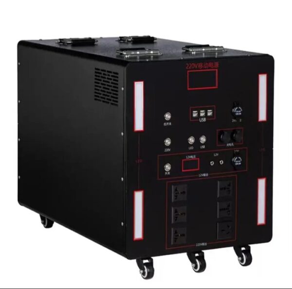 ⁦يو بي إس OKA باور بنك منزلي للطوارئ – محطة طاقة متنقلة 8000 وات / 2400 أمبير – موديل SW-8000⁩ - الصورة ⁦4⁩