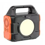 يو بي إس OKA محطة طاقة متنقلة للطوارئ والانقطاع والتخييم مع كشاف بحث عالي الجودة – موديل OPS300 – لون أسود × برتقالي