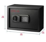 ⁦اوكا خزنة نقود ديجيتال الكترونية مقاومة للحريق والسرقة مع قفل مركب 25 * 35 * 25 سم / 10.3 كجم – موديل 44E20⁩ - الصورة ⁦5⁩