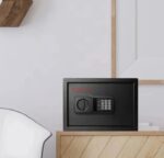 ⁦اوكا خزنة نقود ديجيتال الكترونية مقاومة للحريق والسرقة مع قفل مركب 25 * 35 * 25 سم / 10.3 كجم – موديل 44E20⁩ - الصورة ⁦6⁩