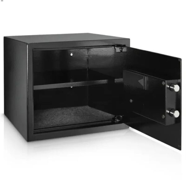 ⁦اوكا خزنة نقود ديجيتال الكترونية مقاومة للحريق والسرقة مع قفل مركب 35 * 43 * 33 سم / 17 كجم – موديل 35ER⁩ - الصورة ⁦2⁩