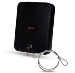 اوكا خزنة نقود ديجيتال الكترونية مقاومة للحريق والسرقة مع قفل مركب 21.9 * 29.4 * 29.4 سم / 2.3 كجم – موديل 99A10