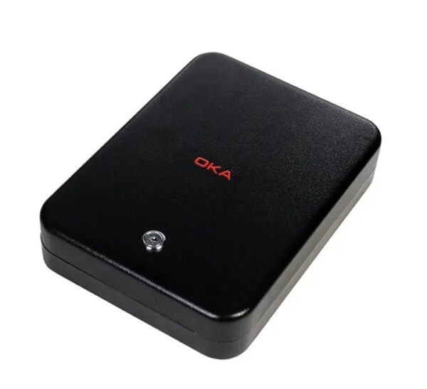 ⁦اوكا خزنة نقود ديجيتال الكترونية مقاومة للحريق والسرقة مع قفل مركب 21.9 * 29.4 * 29.4 سم / 2.3 كجم – موديل 99A10⁩ - الصورة ⁦6⁩