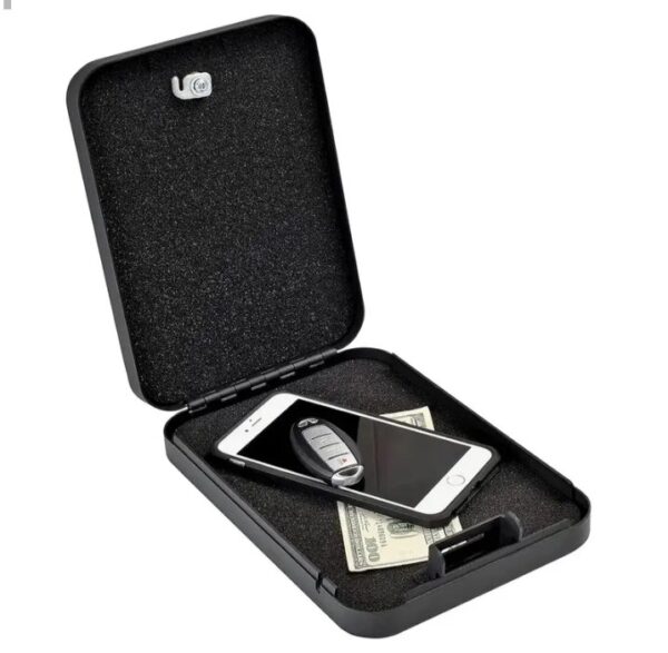 ⁦اوكا خزنة نقود ديجيتال الكترونية مقاومة للحريق والسرقة مع قفل مركب 21.9 * 29.4 * 29.4 سم / 2.3 كجم – موديل 99A10⁩ - الصورة ⁦3⁩