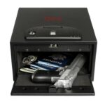 ⁦اوكا خزنة نقود ديجيتال الكترونية مقاومة للحريق والسرقة مع قفل مركب وبصمة اصبع ( Biometric Lock ) 13.5 * 30.4 * 25.4 سم/ 5.9 كجم – موديل 55B20⁩ - الصورة ⁦5⁩