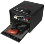 ⁦خزنة نقود ديجيتال إلكترونية من OKA مقاومة للحريق والسرقة بقفل كومبينيشن وبصمة (قفل بيومتري) – مقاس ‎20×30.4×25.4 سم‎ / وزن 7.8 كجم – موديل 55B30⁩ - الصورة ⁦4⁩