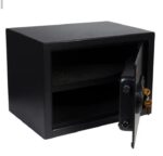 ⁦خزنة نقود ديجيتال إلكترونية من OKA مقاومة للحريق والسرقة بقفل كومبينيشن وبصمة (قفل بيومتري) – مقاس ‎25×35×25 سم‎ / وزن 10.3 كجم – موديل 44B20⁩ - الصورة ⁦7⁩