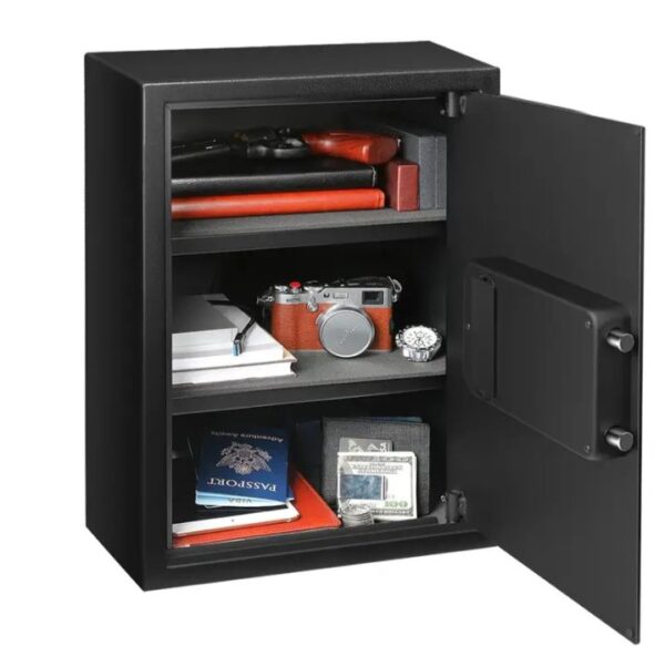 ⁦خزنة نقود ديجيتال إلكترونية من OKA مقاومة للحريق والسرقة بقفل كومبينيشن – مقاس ‎50×35×31 سم‎ / وزن 17 كجم – موديل 44E40⁩ - الصورة ⁦6⁩