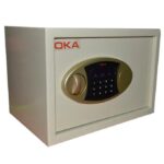 خزنة نقود ديجيتال إلكترونية من OKA مقاومة للحريق والسرقة بقفل كومبينيشن – وزن 8 كجم – موديل OKA-2536