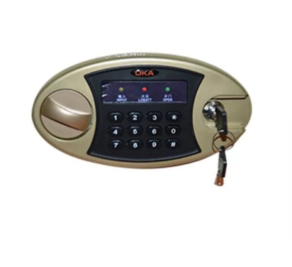 ⁦خزنة نقود ديجيتال إلكترونية من OKA مقاومة للحريق والسرقة بقفل كومبينيشن – وزن 8 كجم – موديل OKA-2536⁩ - الصورة ⁦2⁩