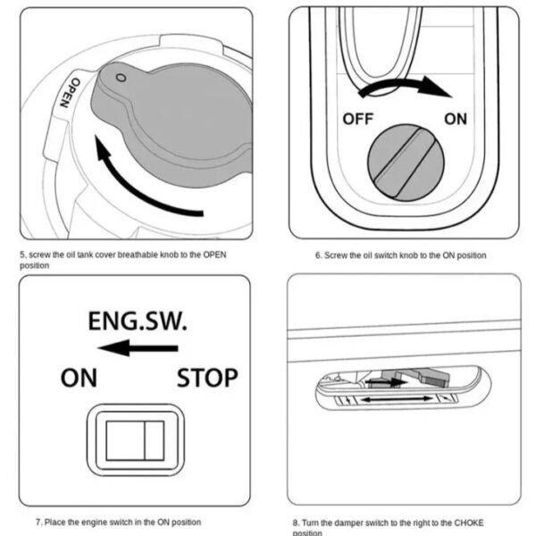 ⁦مولد كهرباء بنزين للطوارئ – 1200 وات / موديل XYG1200I⁩ - الصورة ⁦8⁩