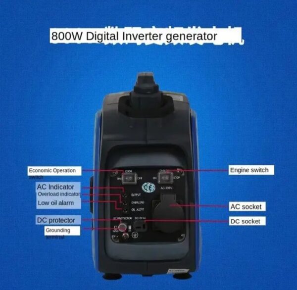 ⁦مولد كهرباء بنزين للطوارئ – 800 وات / موديل XYG950i⁩ - الصورة ⁦4⁩
