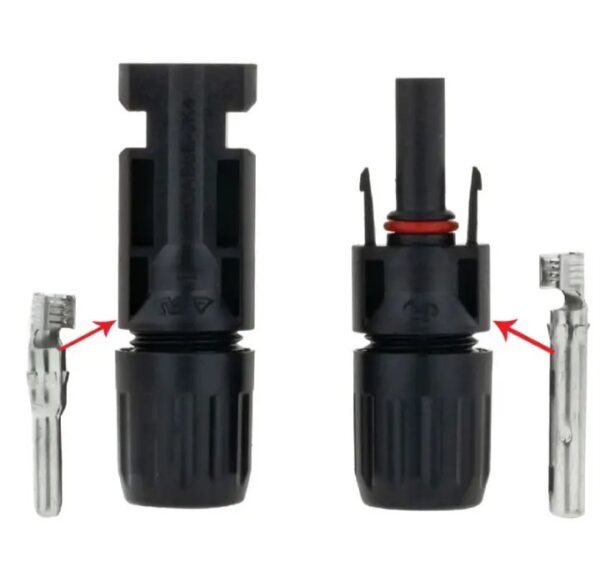 ⁦10 قطع موصل MC4 للطاقة الشمسية الكهروضوئية ذكر وأنثى⁩ - الصورة ⁦2⁩