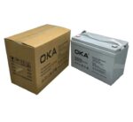 اوكا بطارية چيل للخلايا الشمسية مصنوعة من مواد عالية الجودة 12 فولت – 100 امبير