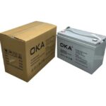 اوكا بطارية چيل للخلايا الشمسية مصنوعة من مواد عالية الجودة 12 فولت – 100 امبير