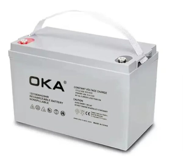 ⁦اوكا بطارية چيل للخلايا الشمسية مصنوعة من مواد عالية الجودة 12 فولت – 100 امبير⁩ - الصورة ⁦3⁩