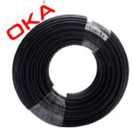 اوكا كابل DC طاقة شمسية الكهروضوئية أحادي 6 مللي عالي الجودة 100 متر / موديل SSF – لون اسود