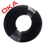 اوكا كابل DC طاقة شمسية الكهروضوئية أحادي 6 مللي عالي الجودة 100 متر / موديل SSF – لون اسود