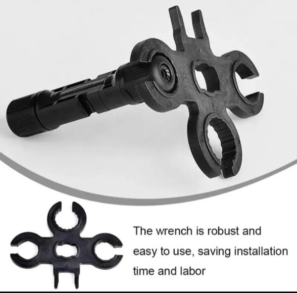 ⁦مفتاح ربط وفك صلب وصلات الطاقة والالواح الشمسية MC4 Connector⁩ - الصورة ⁦5⁩