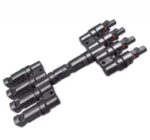 موصلات فرعة للطاقة الشمسية علي حرف T للتوصيل المتوازي بين الالواح رباعي الاتجاهات