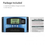 ⁦وحدة تحكم شحن الطاقة الشمسية (12 فولت/24 فولت) 30 أمبير، منظم جهد USB مزدوج⁩ - الصورة ⁦5⁩