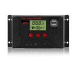⁦وحدة تحكم شحن الطاقة الشمسية 30 أمبير 12 فولت/24 فولت، منظم بطارية PWM، شاشة LCD قابلة للتعديل مع منفذ USB مزدوج⁩ - الصورة ⁦3⁩