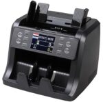 ⁦ماكينة عدّ النقود OKA مزوّدة بخاصية جمع الفئات
مع شاشة خارجية رقمية
موديل OKA-A15⁩ - الصورة ⁦2⁩