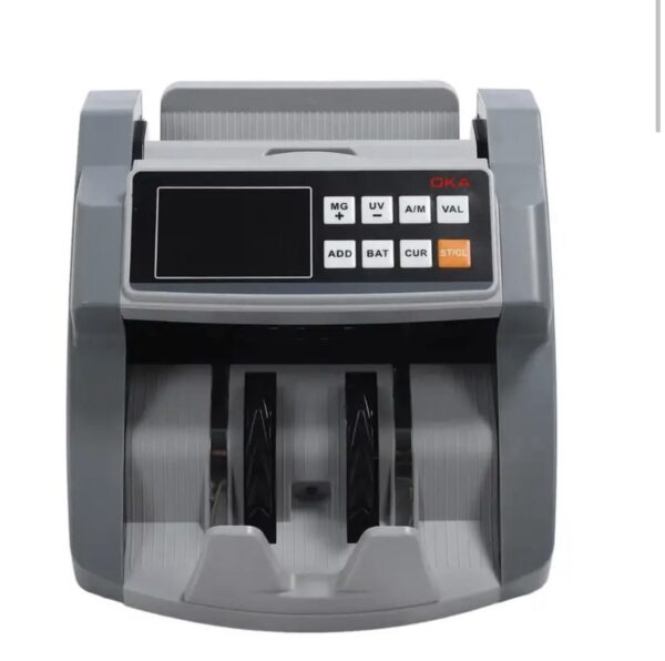 ⁦ماكينة عدّ وكشف تزوير النقود OKA
مزودة بشاشة خارجية رقمية
موديل 2100⁩ - الصورة ⁦4⁩