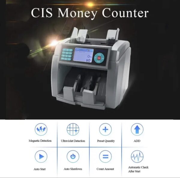 ⁦ماكينة عدّ وفرز العملات OKA
لعدّ وفرز العملات المختلفة وكشف التزوير
(الدولار – اليورو – اليوان الصيني – الليرة التركية)
ويمكن إضافة أي عملة أخرى حسب احتياجك
موديل OKA-MIX104⁩ - الصورة ⁦3⁩