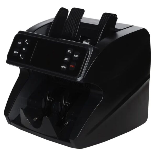 ⁦ماكينة عدّ وفرز العملات OKA
لعدّ وفرز العملات المختلفة وكشف التزوير
(الدولار – اليورو – اليوان الصيني – الليرة التركية)
موديل OKA-MIX102⁩ - الصورة ⁦3⁩