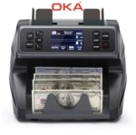 ماكينة عدّ وفرز العملات OKA
لعدّ وفرز العملات المختلفة وكشف التزوير
(الدولار – اليورو – اليوان الصيني – الليرة التركية)
موديل OKA-MIX102