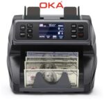 ماكينة عدّ وفرز العملات OKA
لعدّ وفرز العملات المختلفة وكشف التزوير
(الدولار – اليورو – اليوان الصيني – الليرة التركية)
موديل OKA-MIX102
