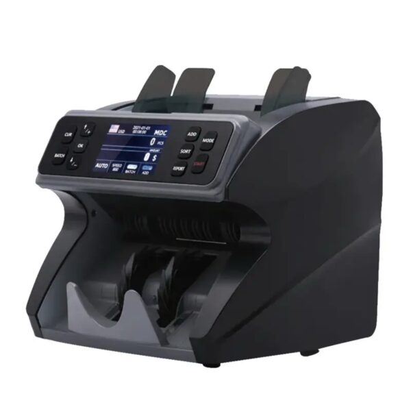 ⁦ماكينة عدّ وفرز العملات المختلفة مع إمكانية كشف التزوير
(الدولار – اليورو – اليوان الصيني – الليرة التركية)
موديل FT-500S⁩ - الصورة ⁦2⁩