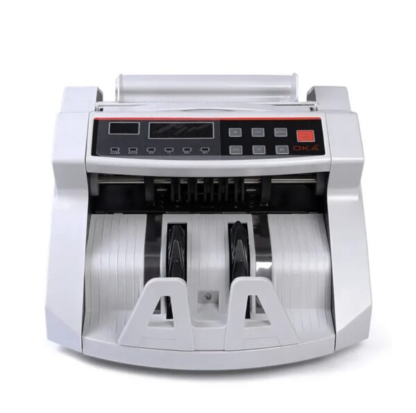⁦ماكينة عدّ وكشف تزوير النقود OKA
مزودة بشاشة خارجية رقمية
موديل 1100⁩ - الصورة ⁦2⁩
