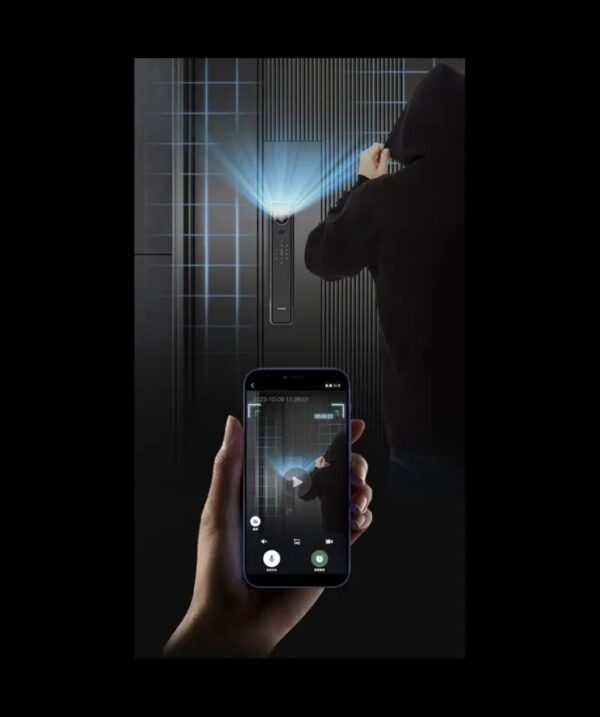 ⁦قفل الكالون الذكي من BOSCH
مناسب لجميع أنواع الأبواب
يعمل ببصمة الإصبع وكلمة المرور والمفتاح والشفرة
ويمكن التحكم فيه من خلال الموبايل
موديل FU8⁩ - الصورة ⁦9⁩