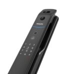 ⁦قفل الكالون الذكي من PHILIPS مناسب لجميع أنواع الأبواب
يعمل ببصمة الإصبع – كلمة المرور – المفتاح – كارت الشفرة
ويمكن التحكم فيه بالكامل من خلال الموبايل
موديل DDL709⁩ - الصورة ⁦3⁩