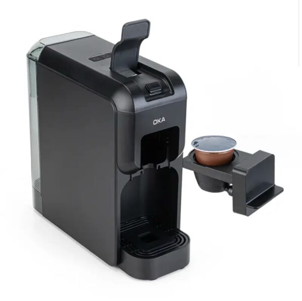⁦ماكينة قهوة بالكبسولات والبن المطحون من OKA
لصناعة الإسبريسو
موديل OKA C50⁩ - الصورة ⁦15⁩