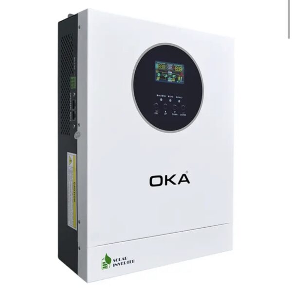 ⁦انفرتر OKA لتشغيل الأجهزة المنزلية وقت انقطاع الكهرباء أو مع أنظمة الطاقة الشمسية
قدرة 2000 فولت أمبير – 1600 وات
موديل Oka 2000⁩ - الصورة ⁦4⁩