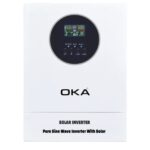 انفرتر OKA لتشغيل الأجهزة المنزلية وقت انقطاع الكهرباء أو مع أنظمة الطاقة الشمسية
قدرة 3000 فولت أمبير – 3000 وات
موديل Oka 3000