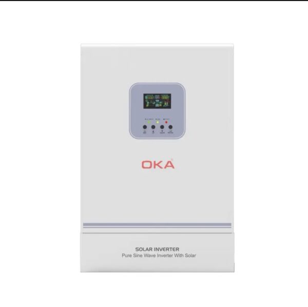 ⁦انفرتر OKA العاكس للطاقة لتشغيل الأجهزة المنزلية وقت انقطاع الكهرباء أو مع أنظمة الطاقة الشمسية
قدرة 2000 فولت أمبير – 1600 وات
موديل GA2012CEMH⁩ - الصورة ⁦2⁩