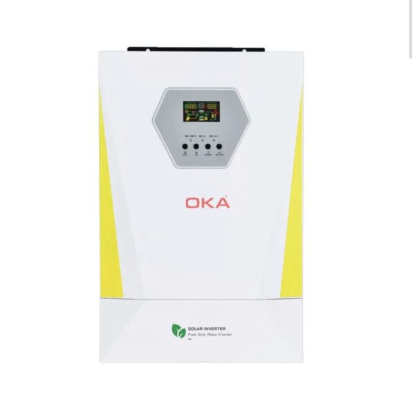 ⁦انفرتر OKA العاكس للطاقة لتشغيل الأجهزة المنزلية وقت انقطاع الكهرباء أو مع أنظمة الطاقة الشمسية
قدرة 6200 فولت أمبير – 6200 وات
موديل GD6248JMH⁩ - الصورة ⁦2⁩