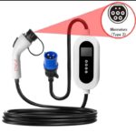 ⁦اوكا شاحن سيارة كهربائية متوافق مع جميع السيارات الكهربائية 7 كيلو واط – 32 امبير – 250 فولت يأتي من النوع ( Type2 portable EV charger ) / موديل YYU70⁩ - الصورة ⁦2⁩