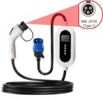 ⁦اوكا شاحن سيارة كهربائية متوافق مع جميع السيارات الكهربائية 7 كيلو واط – 32 امبير – 250 فولت يأتي من النوع ( Type1 portable EV charger ) / موديل YYU40⁩ - الصورة ⁦2⁩