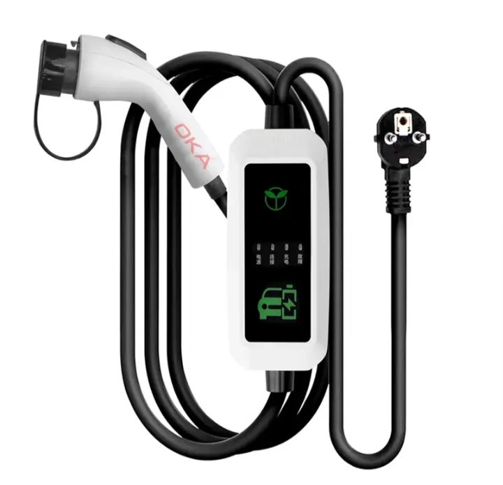2025/12/IMG_D9A2D9A0D9A2D9A5D9A1D9A2D9A0D9A1_D9A1D9A8D9A4D9A3D9A2D9A3.jpg اوكا شاحن سيارة كهربائية متوافق مع جميع السيارات الكهربائية 3.5 كيلو واط – 16 امبير – 250 فولت يأتي من النوع ( Type2 portable EV charger ) / موديل YYU90 - الصورة 1