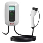 اوكا شاحن سيارة كهربائية يثبت علي الحائط متوافق مع جميع السيارات الكهربائية 22 كيلو واط – 32 امبير يأتي من النوع ( GBT wall- mounted Charging pile ) / موديل YYU300