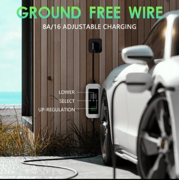 ⁦شاحن سيارة كهربائي محمول لجميع السيارات التي تشحن بالكهرباء 3.5 كيلو واط – 16 امبير 250 فولت – 15 متر ( Type 1 ) / موديل D16A⁩ - الصورة ⁦4⁩