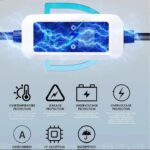 ⁦شاحن سيارة كهربائي محمول لجميع السيارات التي تشحن بالكهرباء 3.5 كيلو واط – 16 امبير 250 فولت – 15 متر ( Type 1 ) / موديل D16A⁩ - الصورة ⁦3⁩