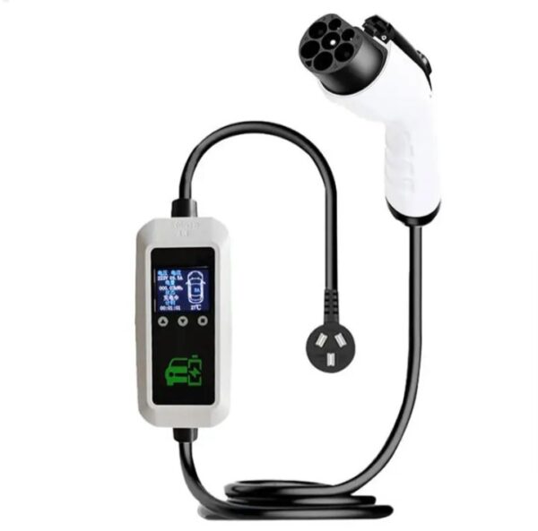 ⁦شاحن سيارة كهربائي محمول لجميع السيارات التي تشحن بالكهرباء 3.5 كيلو واط – 16 امبير 250 فولت – 15 متر ( Type 1 ) / موديل D16A⁩ - الصورة ⁦2⁩